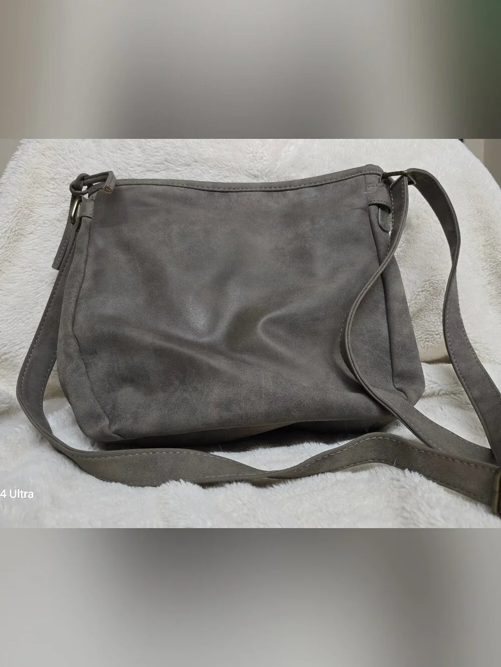 Wallflower suede shoulder